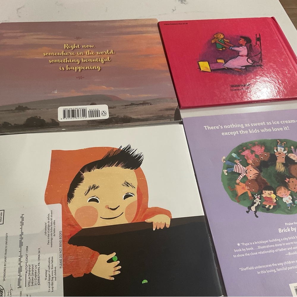 Four Children's Book Set Incl  Corduroy, Somewhere right Now - Picture 3 of 4